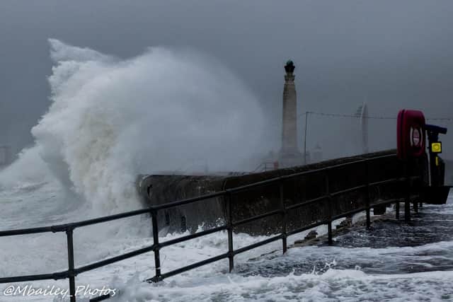 Storm Ciara showing her full force at Southsea earlier this month. Picture: Matt Bailey/ @MBaily_Photos