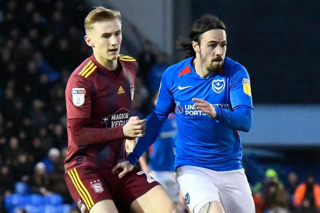 Ryan Williams in action against Ipswich Town last season. Picture: Graham Hunt