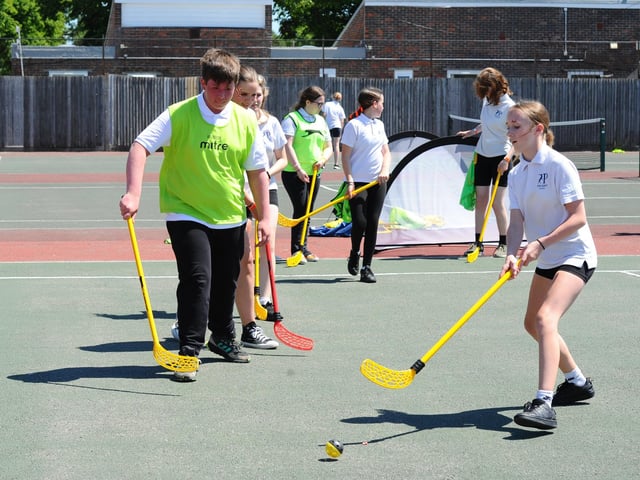 Priory School in Southsea, held its sports day on Friday, June 21, 2024, on Southsea Common. Picture: Sarah Standing (210624-1186)