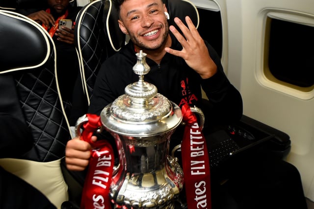 England football player Alex Oxlade-Chamberlain, son of Pompey favourite Mark Chamberlin, who played for Liverpool and Southampton during his career. Photo by Andrew Powell/Liverpool FC via Getty Images