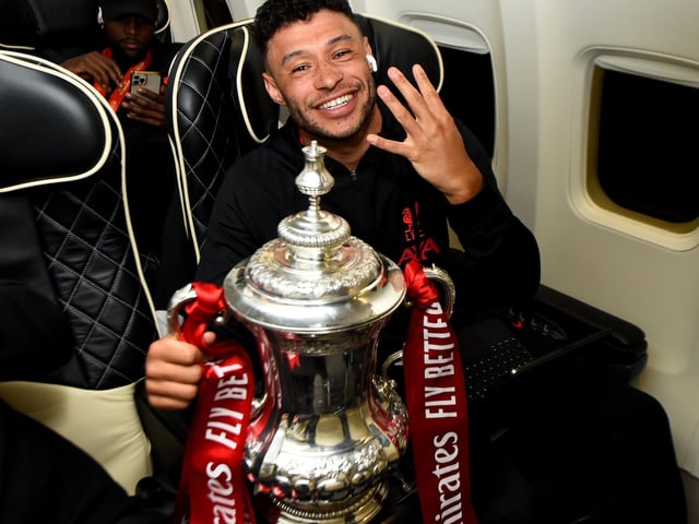 England football player Alex Oxlade-Chamberlain, son of Pompey favourite Mark Chamberlin, who played for Liverpool and Southampton during his career. Photo by Andrew Powell/Liverpool FC via Getty Images