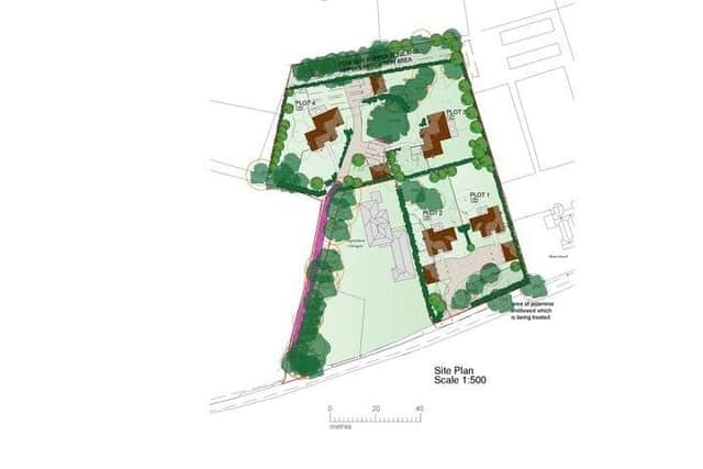 A new development approved by Fareham Borough Council at Brook Lane, Warsash