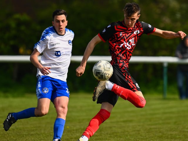 Locks Heath (red) v Clanfield. Picture by Richard Murray
