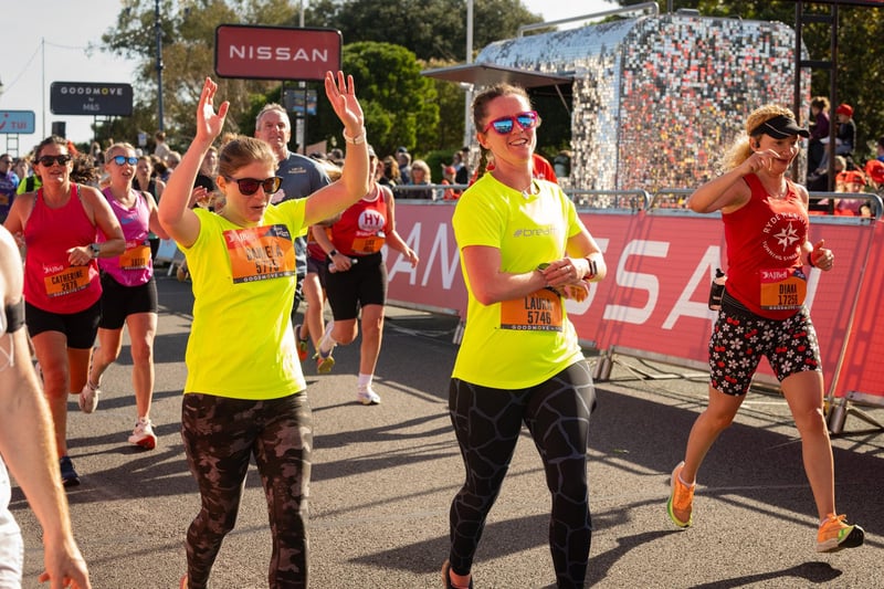 Great South Run Runners taking part in the race.