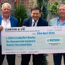Attached is a picture of l to r  Robin, Kevin and Mick.