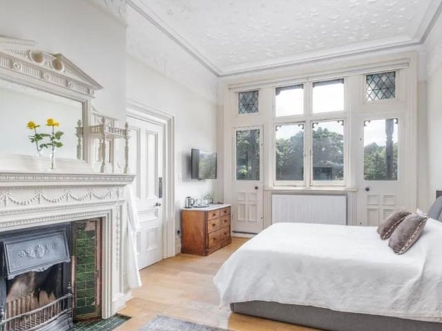 The listing says: "Built in Victorian times but heavily influenced by Jacobean, Tyrolean and French architectural styles it would have been one of the significant homes within Southsea, with high quality and skilled workmanship typical of the era and displayed in splendour externally and internally."