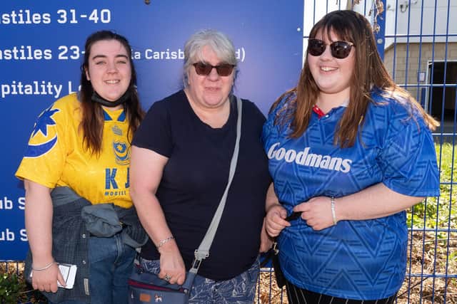 Niamh, Mel, Catlan McKeown. Picture: Keith Woodland (140821-20)