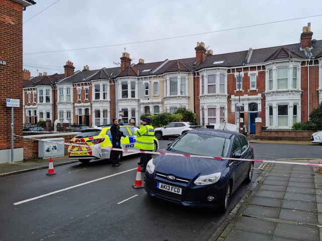 Murder probe in Somerstown after man, 38, dies. Police were at the scene of Playfair Road at the junction of St Andrews Road