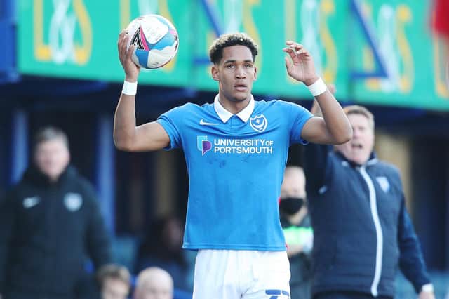 Pompey defender Haji Mnoga came off earlier in the reserves' win against Millwall