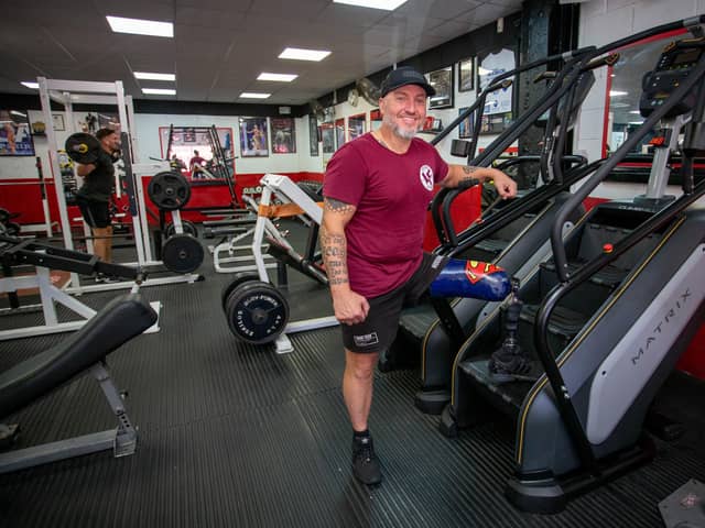 Pictured: Lance Smith at Leigh Fitness, Leigh Park, Portsmouth on Friday 24th September 2021

Picture: Habibur Rahman