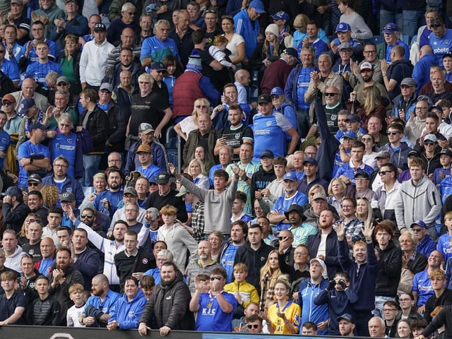 The Pompey fans certainly delivered after John Mousinho asked fans to make Frattonn Park as intimidating as possible for the visit of the Blades.