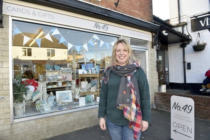 Alverstoke village has a high percentage of female business owners.Pictured is: No 49 Gift Boutique owner Leanne Dodd.Picture: Sarah Standing