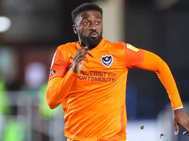 Pompey forward Jordy Hiwula