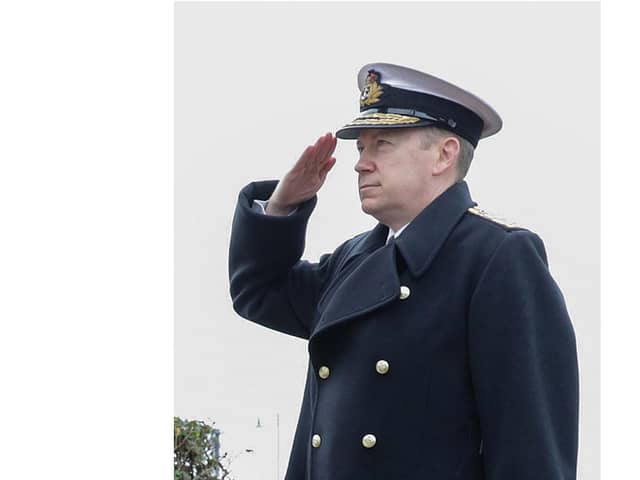 Rear Admiral Martin Connell RN CBE. Picture: Royal Navy