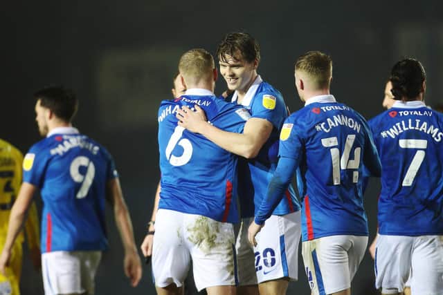 Pompey celebrate tonight