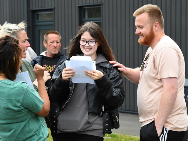 GCSE exam results day at King's Academy Brune Park in Gosport, Hampshire - 22/08/24.Lucy Williamson 16Please credit: Paul Jacobs/pictureexclusive.com