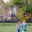 Children under 12 are banned from heading the football in training now. Picture: Paul Jacobs  (123672-9)