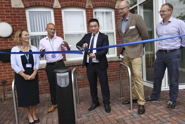 Emsworth Medical PracticeAlan Mak Ribbon CuttingOn Thursday 7th September 2021,Picture: Barry Zee