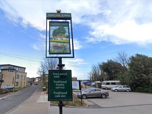 The Thatched House has a Google rating of 4.1 - 'Sunday roast was excellent.' Address: Locksway Rd, Southsea, Portsmouth, PO4 8LT