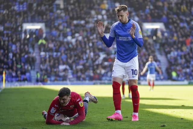 Pompey suffered a disappointing afternoon against Morecambe this afternoon