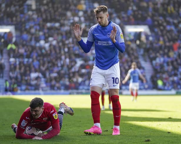 Pompey suffered a disappointing afternoon against Morecambe this afternoon
