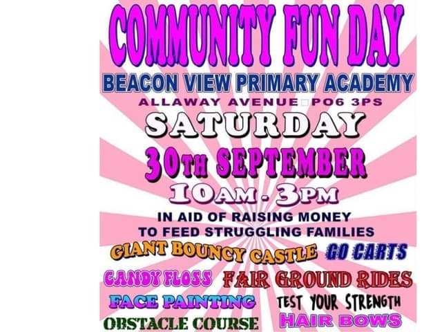 Beacon View Primary Academy are hosting a family fun day this weekend to raise money for struggling families.