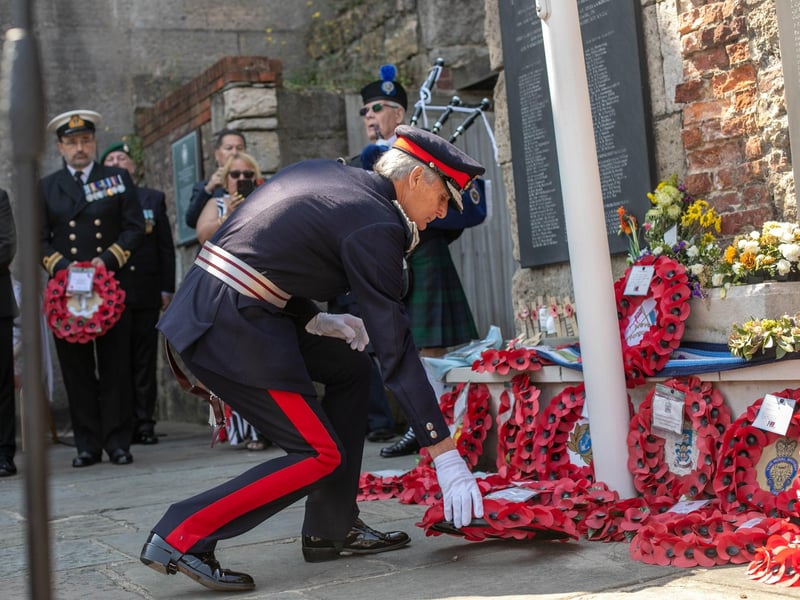 Pictured: wreath laying at the event   
Picture: Habibur Rahman