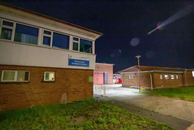 Portsmouth Ambulance station in Eastern Road 
Picture: Habibur Rahman