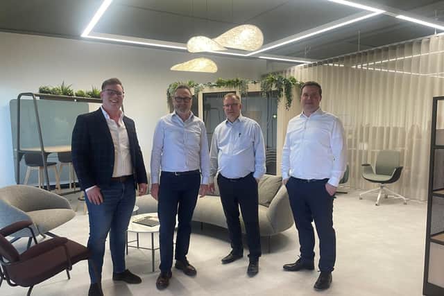 Spectrum team with Simon Bateman, Asset Manager at Lakeside