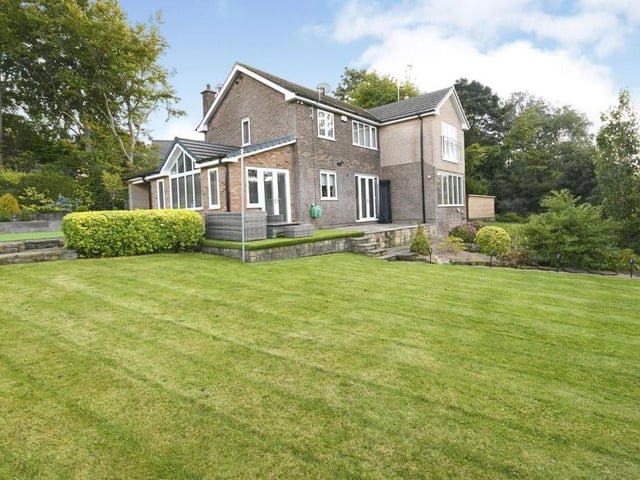 Another view of the back of the house. It's hard not to be impressed by the calm, attractive setting