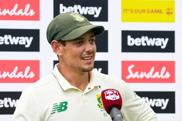 Quinton de Kock will play for the Southern Brave in The Hundred. Photo by Randy Brooks / AFP.