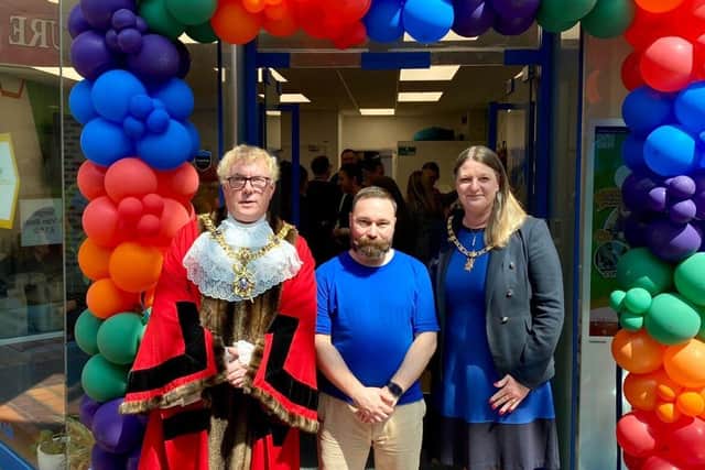 The Lord Mayor, Matt Foster, founder of TPN and the Lady Mayoress