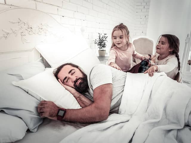 Many UK parents are missing out on uninterrupted sleep on a nightly basis  (photo: Adobe)