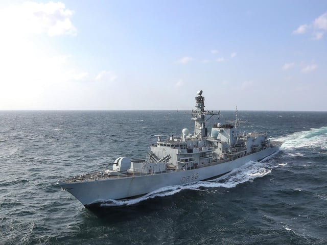 A dhow carrying a massive haul of crystal meth was intercepted and seized in October 2022. The ship's Wildcat helicopter tracked the ship ahead of its interception. The 870kg haul of crystal methamphetamine was found in a secret compartment during a six hour operation.