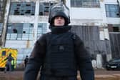 Vicky McClure as bomb squad officer Lana 'Wash' Washington in the new series of ITV drama Trigger Point (Picture: HTM Productions/ITV)