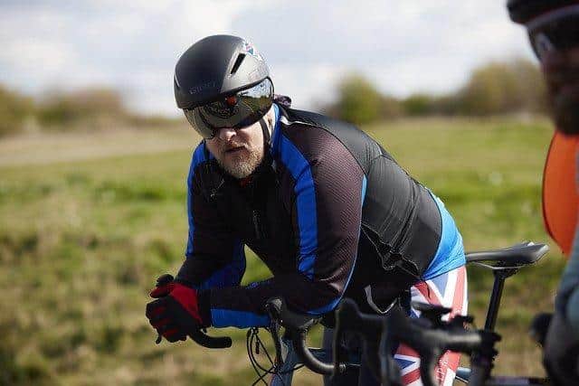 Russel Hunt, from Gosport, training for the 2022 Invictus Games