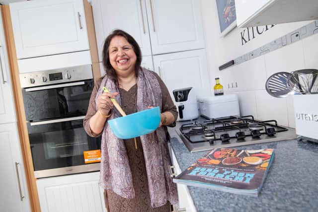 Khalida Arab with her new book in Southsea. Picture: Habibur Rahman