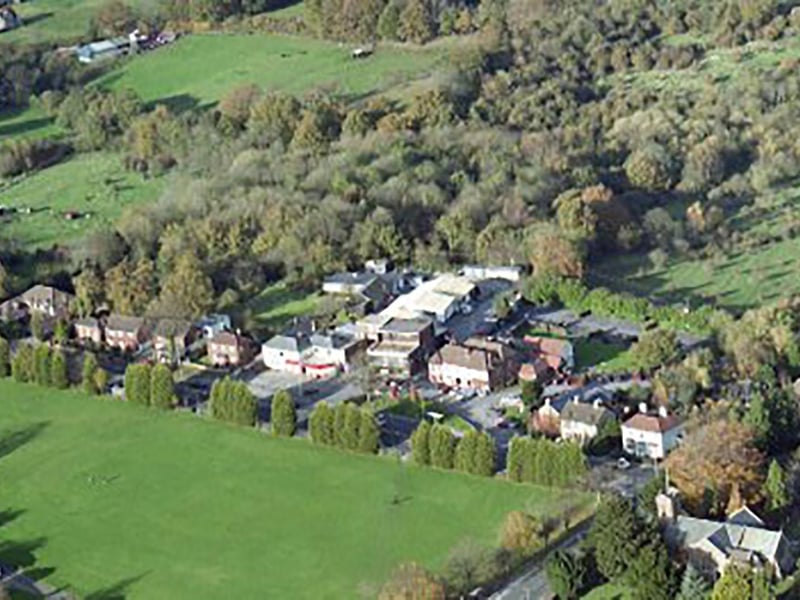 A view of Sarisbury Green in 1998.