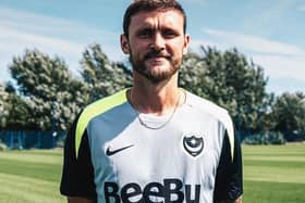 Pompey new boy John Swift.