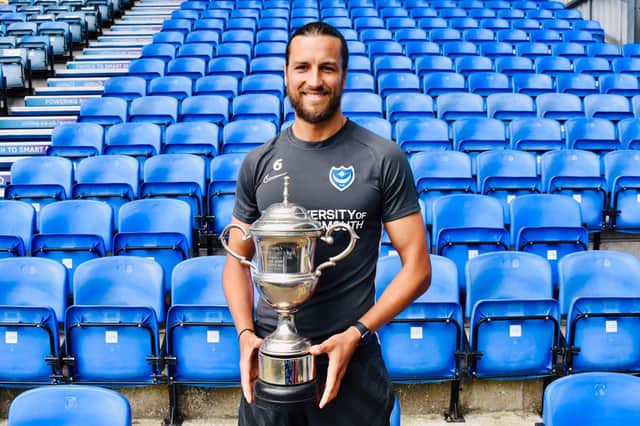 Christian Burgess was chosen by supporters as the recipient of The News/Sports Mail Player of the Season for 2019-20