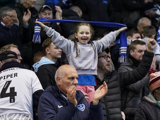 20,113 fans were packed into Fratton Park as Pompeym welcomed their biggest crowd into PO4 for more than 13 years