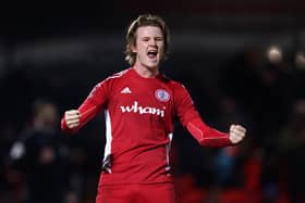 Former Pompey youngster Tommy Leigh has made an impressive entry into the Football League since his July 2021 arrival. Picture: George Wood/Getty Images