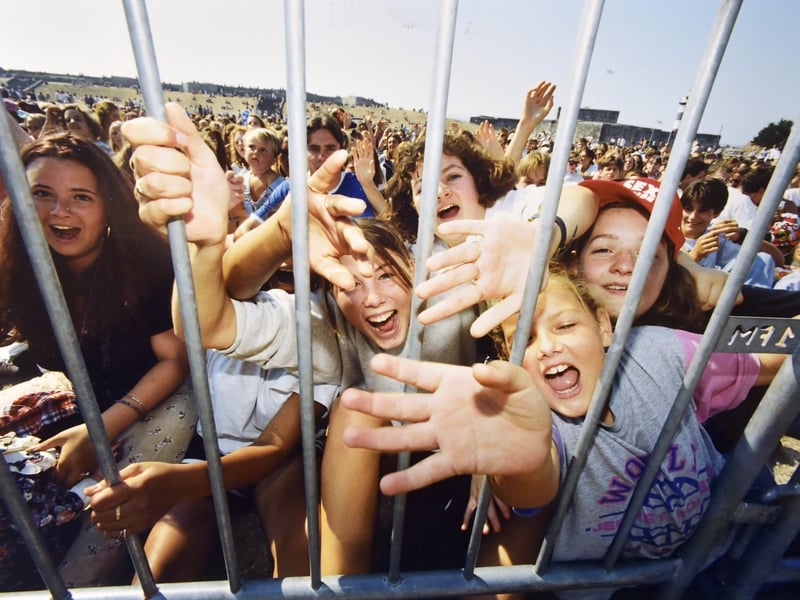 The Radio 1 Roadshow in Southsea, in 1995.