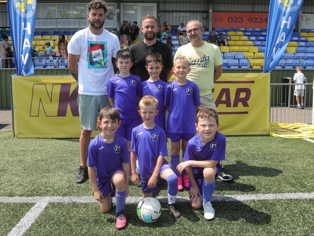 AFC Stoneham Falcons Under-8s. Picture by Dave Haines