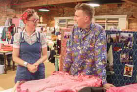Clare Bradley and presenter Joe Lycett.
Picture: Love Productions