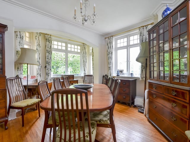 The dining room