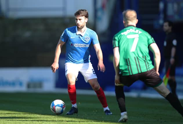 Ben Close has re-emerged to be a key figure in Pompey's revival under Danny Cowley. Picture: Joe Pepler