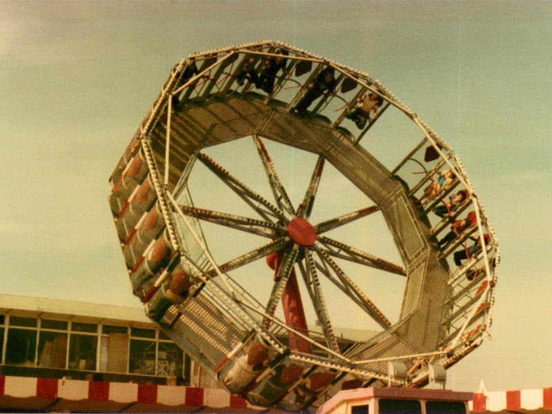 People enjoying the amusements in Portsmouth in the 1980s. Picture by Steve Spurgin