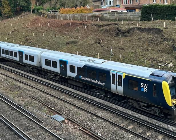South Western Railway (SWR) said services are being cancelled between Andover and Salisbury due to a gas leak. 
Photo: Network Rail/PA Wire