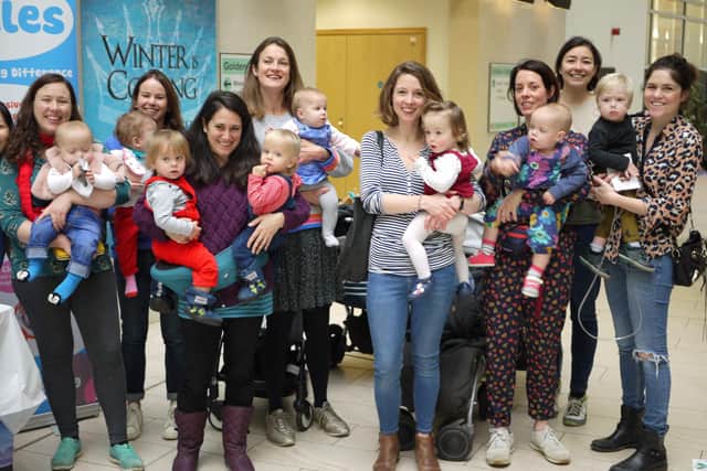 Mothers and children who have benefited from the Ickle Pickles charity